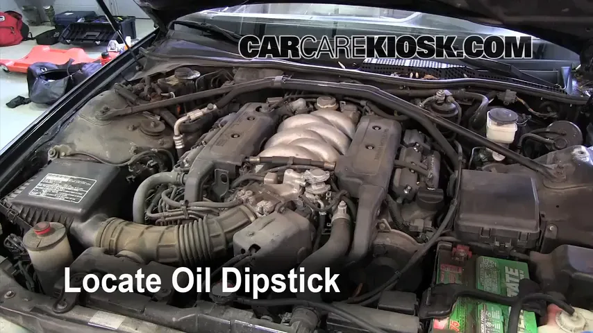 1993 Acura Legend L 3.2L V6 Sedan (4 Door) Oil Check Oil Level